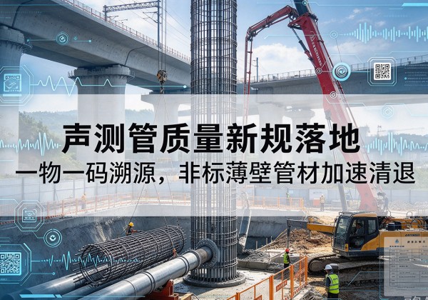 海东声测管质量新规落地，一物一码溯源，非标薄壁管材加速清退